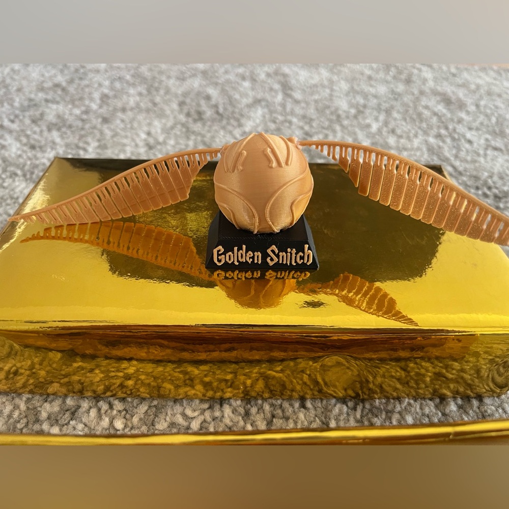 Harry Potter Handcrafted 3D Golden Snitch